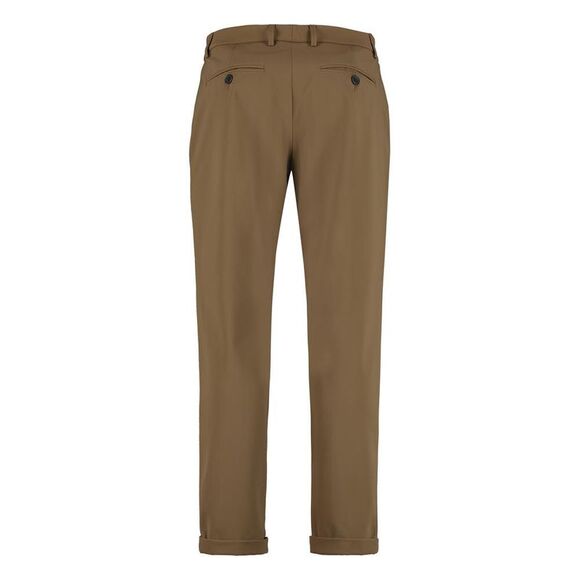 THE (ALPHABET) Men's Tailored Fit Chinos Men BROWN Pants